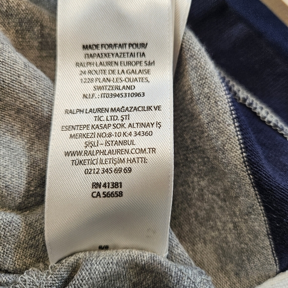 Polo Ralph Lauren Rugby Stripe Long Sleeve Men's Preppy Dress Shirt - Picture 8 of 9